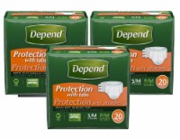 Depend Maximum Incontinence Brief, Small / Medium