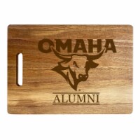 Nebraska at Omaha Alumni Engraved Wooden Cutting Board 10 x 14 Acacia Wood