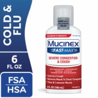 Mucinex Fast-Max Maximum Strength Severe Congestion & Cough Liquid Perspective: Main