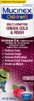 Mucinex Children's Multi-Symptom Cold & Fever Berry Blast Liquid 325mg Perspective: Main