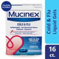MUCINEX® Cold & Flu Liquid Gels Perspective: Main