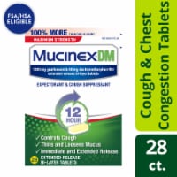 Mucinex DM Maximum Strength Expectorant & Cough Suppressant Tablets Perspective: Main