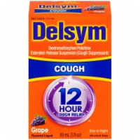 Delsym 12 Hour Relief Grape Flavored Cough Suppressant