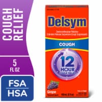 Delsym Adult Cough Grape Liquid Perspective: Main