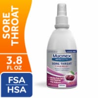 Mucinex InstaSoothe Sore Throat + Pain Relief Cherry Flavor Spray Perspective: Main