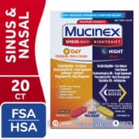 Mucinex Sinus-Max Pressure Pain & Cough & Nightshift Sinus Caplets Perspective: Main