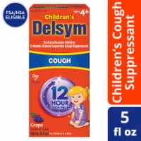 Delsym® 12hr Children's Grape Cough Relief Cough Suppressant Liquid Perspective: Main