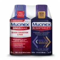 Mucinex Sinus-Max Severe Congestion/Pain & Nightshift Sinus