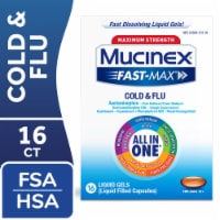 Mucinex Fast-Max Cold & Flu All-in-One Liquid Gels