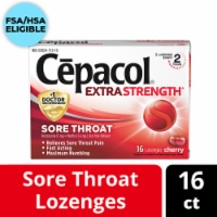 Cepacol Extra Strength Sore Throat Cherry Lozenges Perspective: Main