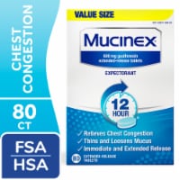 Mucinex 12 Hour Chest Congestion Expectorant Relief Tablets Perspective: Main