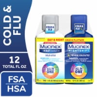 Mucinex Fast-Max Day & Night Cold & Flu Liquids