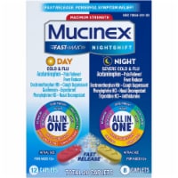 Mucinex® Maximum Strength Day/Night Cold & Flu Relief Caplets