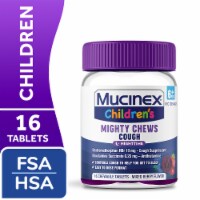 Mucinex Children's Mighty Chews Nighttime Cough Medicine for Kids Perspective: Main