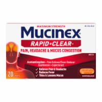Mucinex® Rapid Clear™ Pain Headache & Mucus Relief Acetaminophen Caplets Perspective: Main