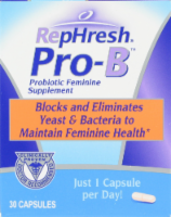 RepHresh Pro-B Probiotic Feminine Supplement Perspective: front