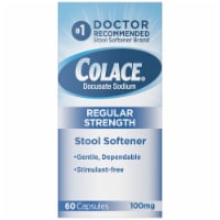 Colace® Regular Strength Stool Softener Capsules Perspective: Main