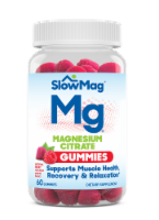 Slow Mag® Mg® Magnesium Citrate Muscle Health + Recovery Gummies Perspective: Main