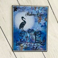 Fairy Hugs - Backgrounds - 6\ x 6\ - Blue Lagoon