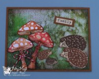 Fairy Hugs - Backgrounds - 6\ x 6\ - Moss & Stone