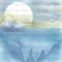 Fairy Hugs - Backgrounds - 6\ x 6\ - Frozen