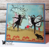 Fairy Hugs Stamps - Raccoon Set