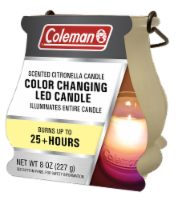 Coleman Color Changing LED Citronella Candle