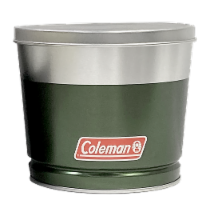 Coleman Green Tin Citronella Candle With Cover Perspective: Main