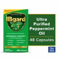 IBgard Daily Gut Health Supplement, Peppermint Oil Capsules for Abdominal Comfort Perspective: Main