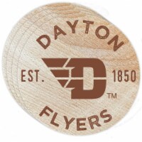 Dayton Flyers Wood Coaster Engraved 4 Pack