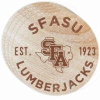 Stephen F. Austin State University Wood Coaster Engraved 4 Pack