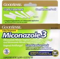 GoodSense® Miconazole 3 Vaginal Antifungal Comination Pack