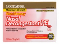 Good Sense Non-Drowsy Nasal Decongestant PE Tablets 10mg