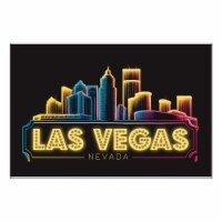 Las Vegas Nevada Design C Souvenir 2x3-Inch Fridge Magnet 4-Pack