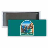 Los Cabos Mexico Design B Souvenir Fridge Magnet 4.75 x 2 Inch Single