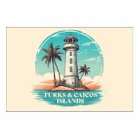 Turks And Caicos Design A Souvenir 2x3-Inch Fridge Magnet Single