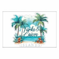 Turks And Caicos Design C Souvenir 2x3-Inch Fridge Magnet Single