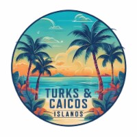 Turks And Caicos Design D Souvenir Vinyl Decal Sticker 6-Inch