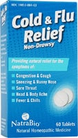 NatraBio  Cold and Flu Relief Non-Drowsy