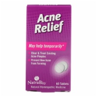NatraBio Acne Relief - 60 Tablets Perspective: Main