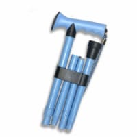 T-Handle Adjustable Folding Cane - Aqua Blue