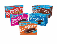 (3) Ring Ding, (3) Devil Dogs, (3) Yodels, (3) Funny Bones, (3) Coffee Cakes, 15 Total Boxes