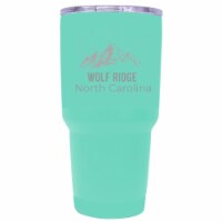 Wolf Ridge North Carolina Ski Snowboard Winter Souvenir Laser Engraved 24 oz Insulated