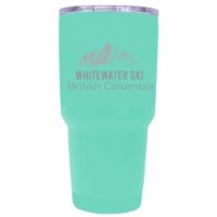 Whitewater Ski British Columbia Ski Snowboard Winter Souvenir Laser Engraved 24 oz Insulated