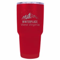 Winterplace West Virginia Ski Snowboard Winter Souvenir Laser Engraved 24 oz Insulated