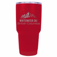 Whitewater Ski British Columbia Ski Snowboard Winter Souvenir Laser Engraved 24 oz Insulated