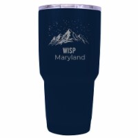 Wisp Maryland Ski Snowboard Winter Souvenir Laser Engraved 24 oz Insulated Stainless Steel