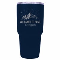 Willamette Pass Oregon Ski Snowboard Winter Souvenir Laser Engraved 24 oz Insulated Stainless