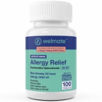 Welmate Allergy Relief | Fexofenadine HCl 180 mg | 100 Count