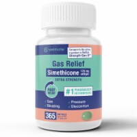 Welmate Gas Relief | Simethicone 125 mg | Extra Strength 365 Count SoftGels